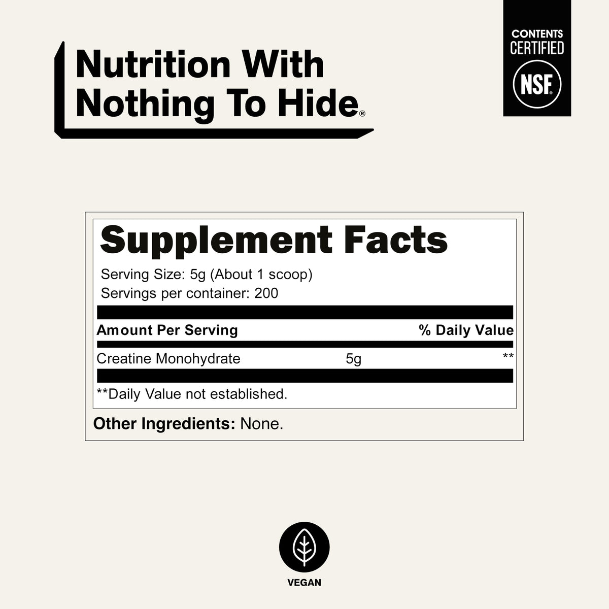 Micronized Creatine Monohydrate 1,000g Vegan Non-GMO Z560