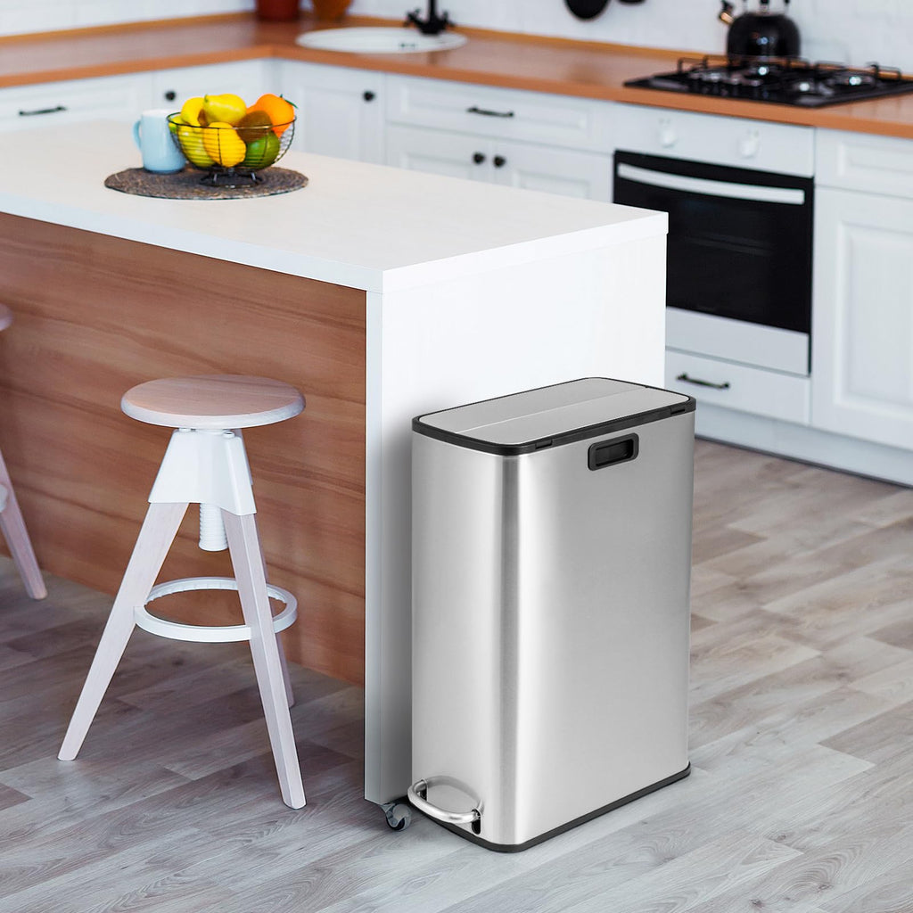 12 Gallon Stainless Steel Kitchen Trash Can K510