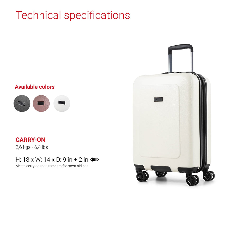 20 Inch Hard Shell Expandable Spinner Suitcase J2237