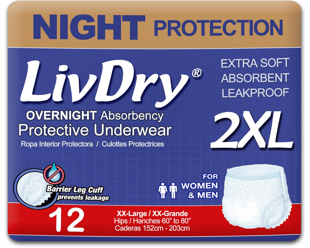 Adult Incontinence Underwear and Wet Wipes Bundle V23215
