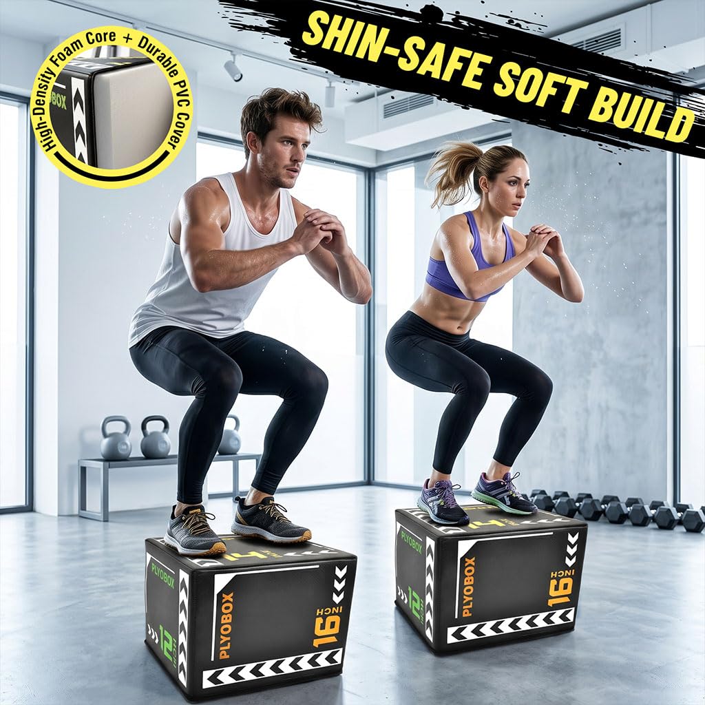 3-in-1 Plyometric Jump Box F720624