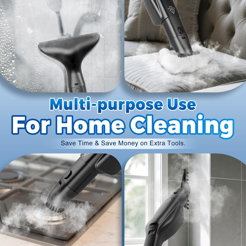Heavy Duty Detachable Steam Mop Cleaner with 17 Accessories X500796