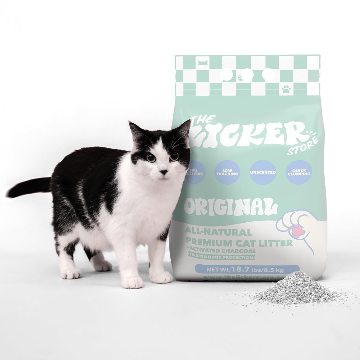 Unscented Clumping Bentonite Clay Cat Litter Set of 2 M31276