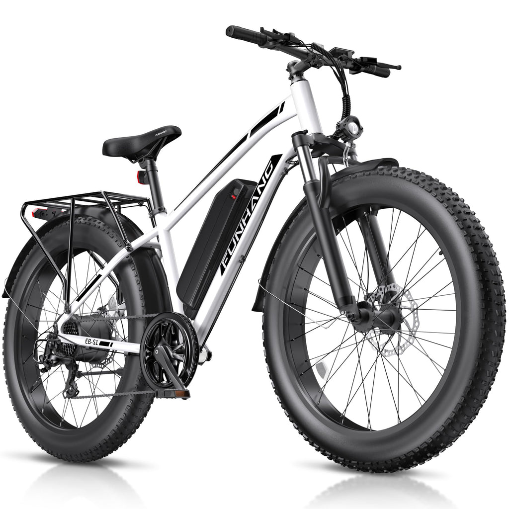 1000W 26" Fat Tire Electric Mountain Bike with 48V 13AH Battery A226