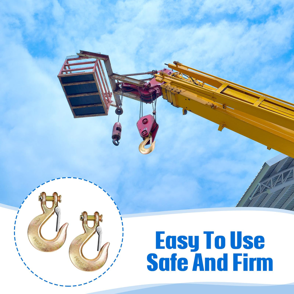 3/8 Clevis Slip Hook with Safety Latch J680