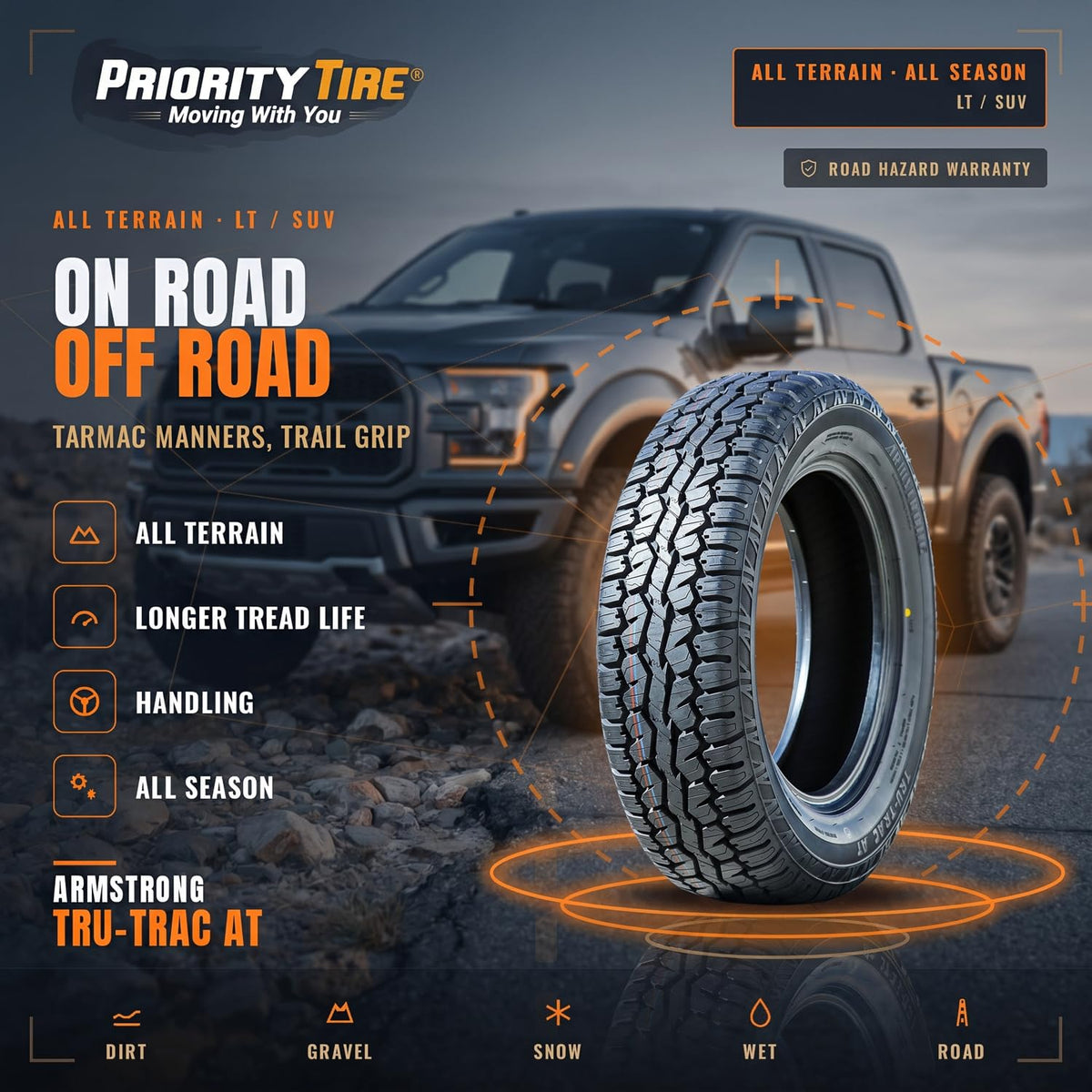 275/55R20 117T All Terrain Tire C366