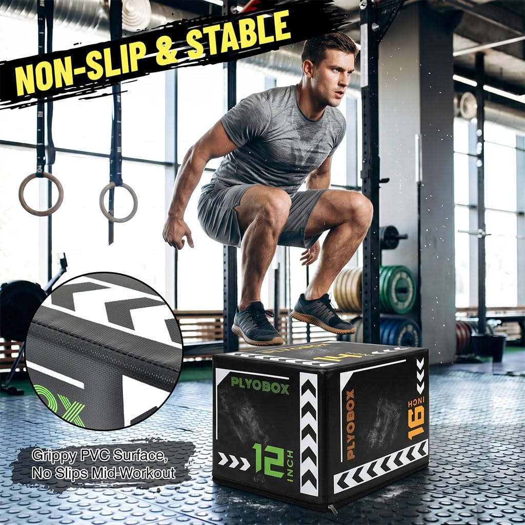 3-in-1 Plyometric Jump Box F720624