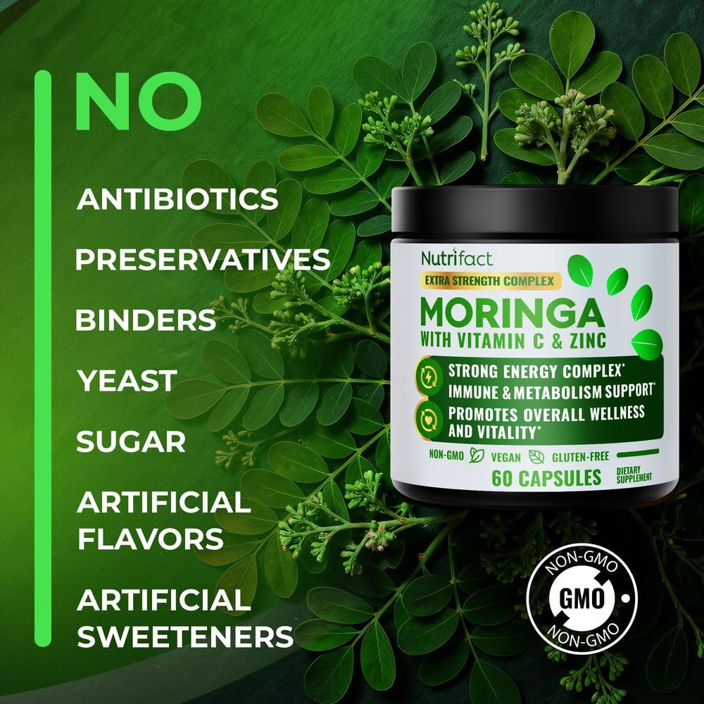 Moringa Capsules with Vitamin C, Zinc & L-Lysine K466103