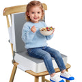 Grey Toddler Booster Seat for Kitchen Chair I77015
