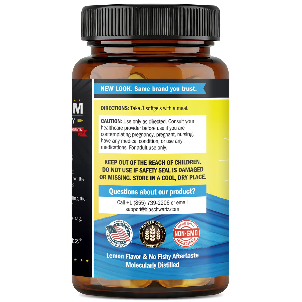 Omega 3 Fish Oil 3000mg 90 Softgels I2447