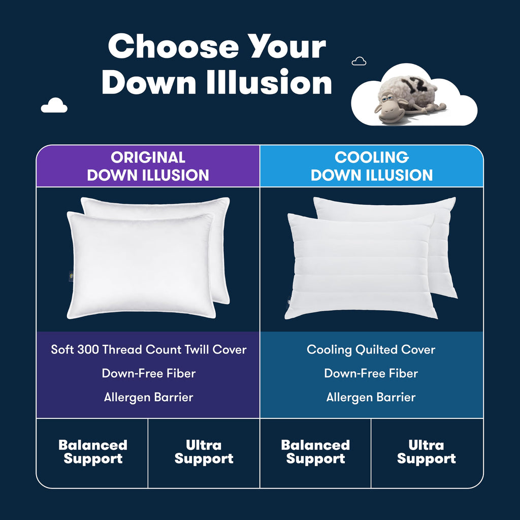 King 2 Pack Cooling Bed Pillows D84138