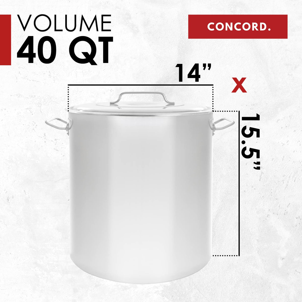 40 Quart Stainless Steel Stock Pot + 12" Stainless Steel Single Propane Stove M759297