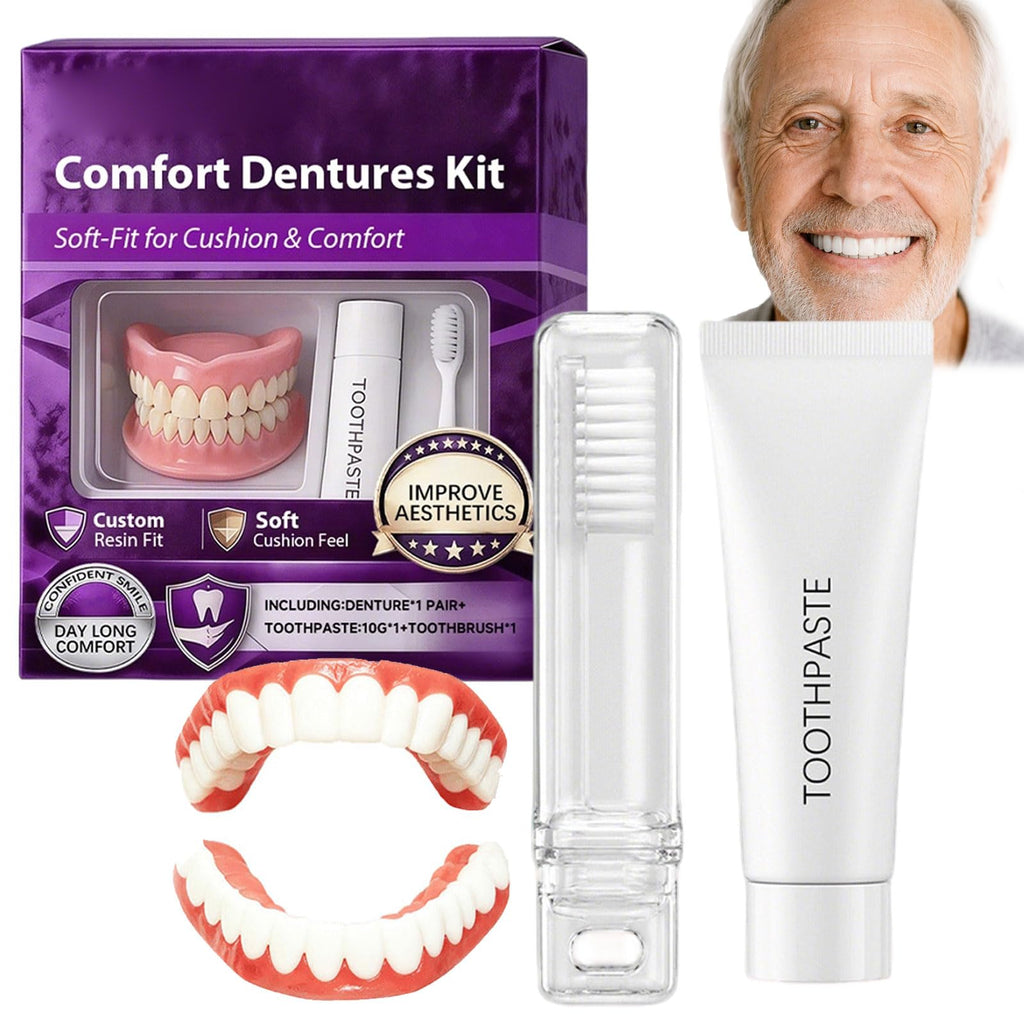 Silicone Dentures Upper & Lower Set A50843