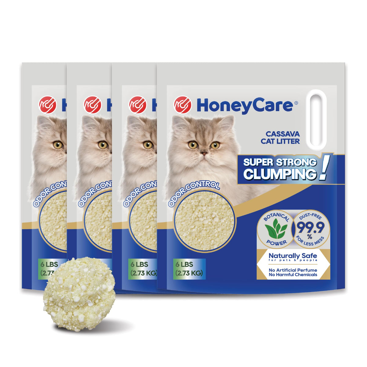 Cassava Cat Litter Quick Clumping Low Dust 24-lbs Value Pack Z13445