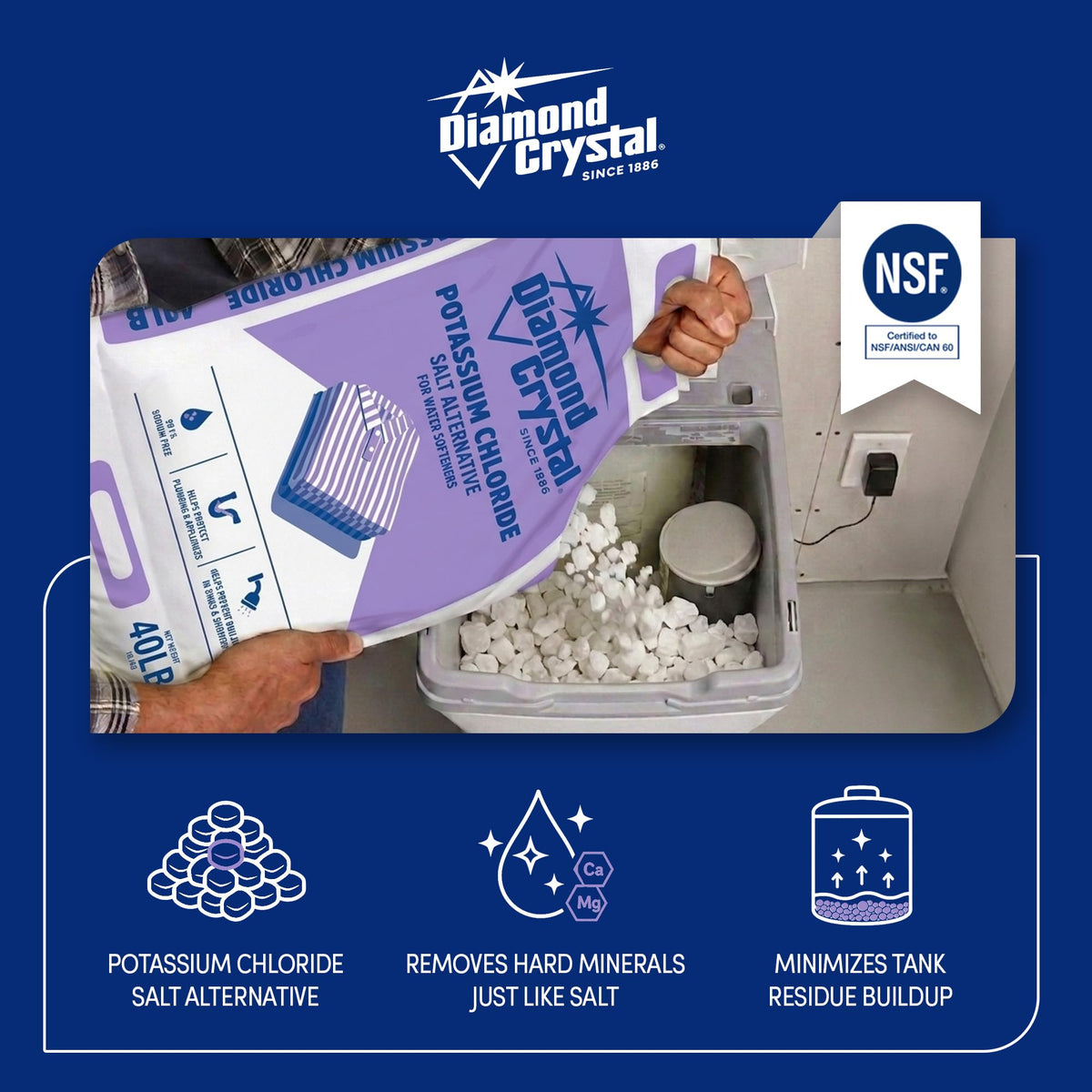 Potassium Chloride Salt Alternative 40 Pounds F262