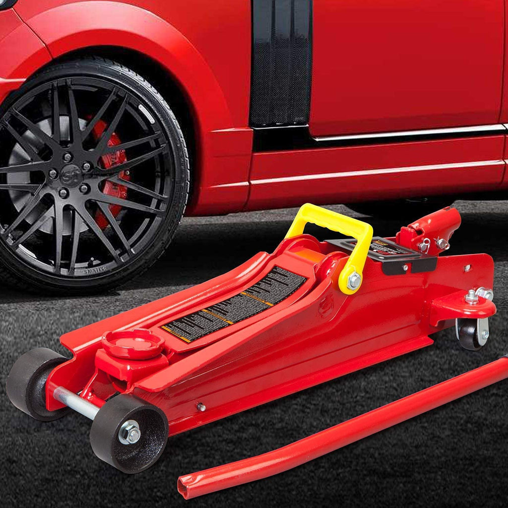 Low Profile Hydraulic Trolley Jack 2.5 Ton Red Q94910