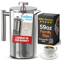 Extra Large Insulated Stainless Steel French Press Coffee Maker 2L N1529