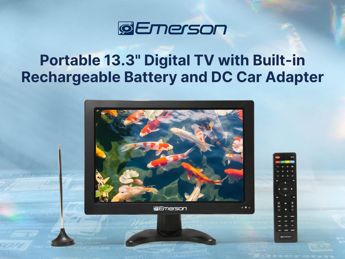 13.3" Portable Digital TV with Rechargeable Battery U310340