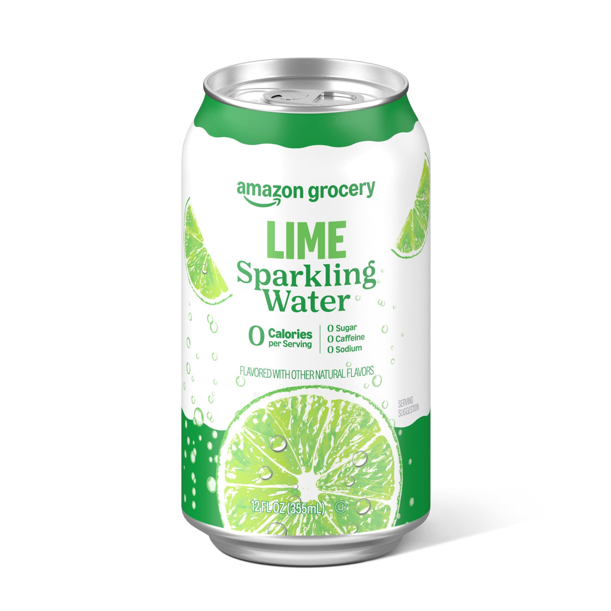Sparkling Water Lime 12 Fl Oz 12 Cans R53067