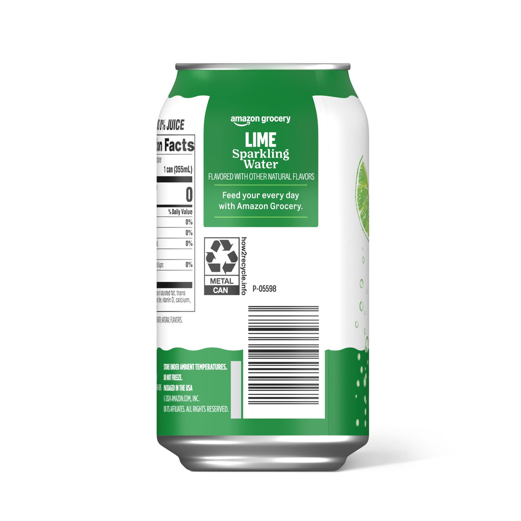 Sparkling Water Lime 12 Fl Oz 12 Cans R53067