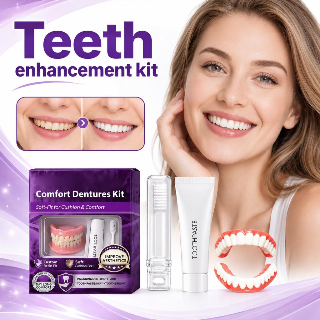 Silicone Dentures Upper & Lower Set A50843