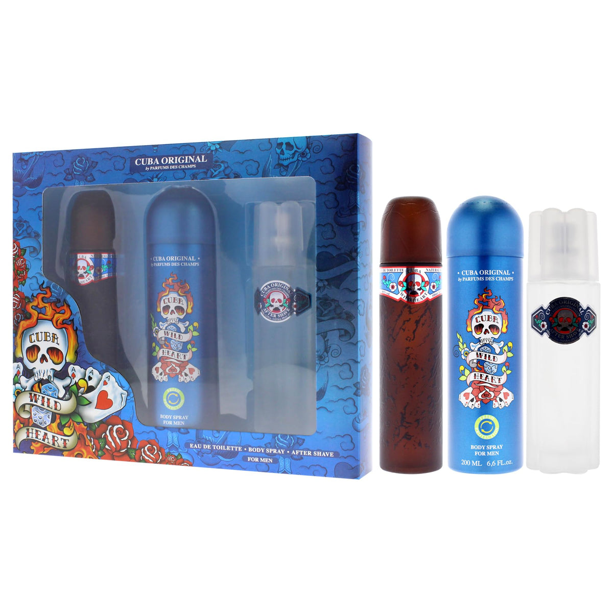 3 Pieces Eau de Toilette After Shave Body Spray Gift Set G94558