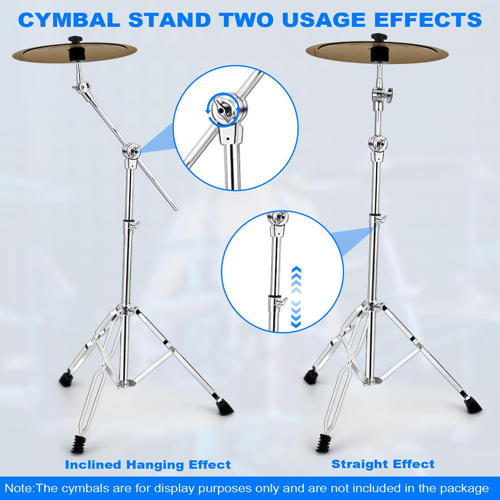 Adjustable 2 Pack Cymbal Boom Stand D941406