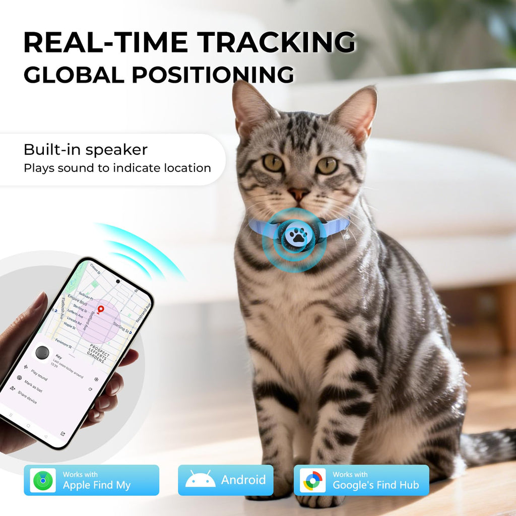 GPS Tracking Collar Blue 2P U668