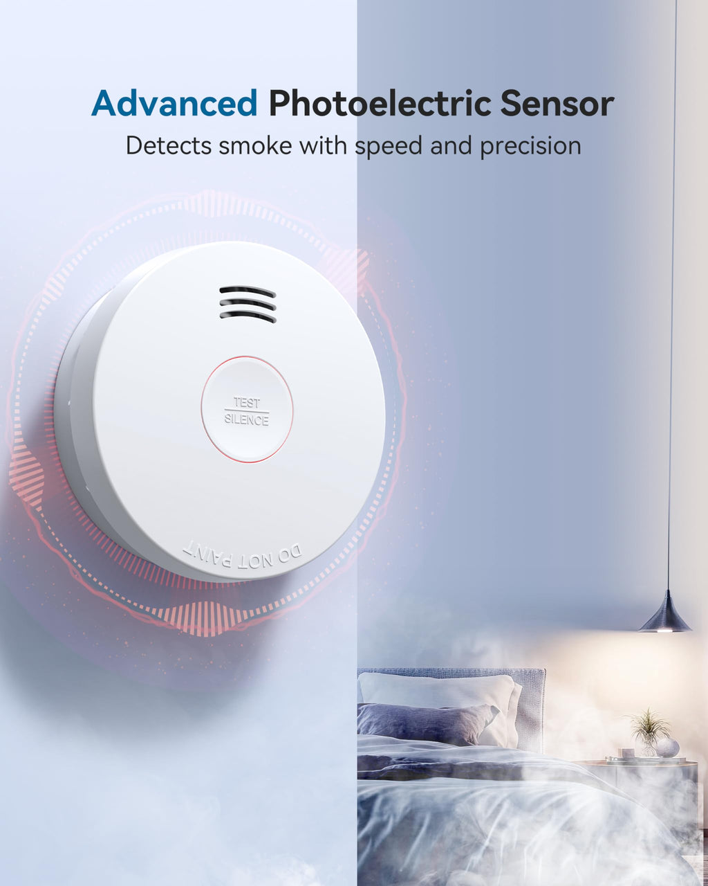 Smoke Detector 10 Year Battery Smoke Alarm E2954