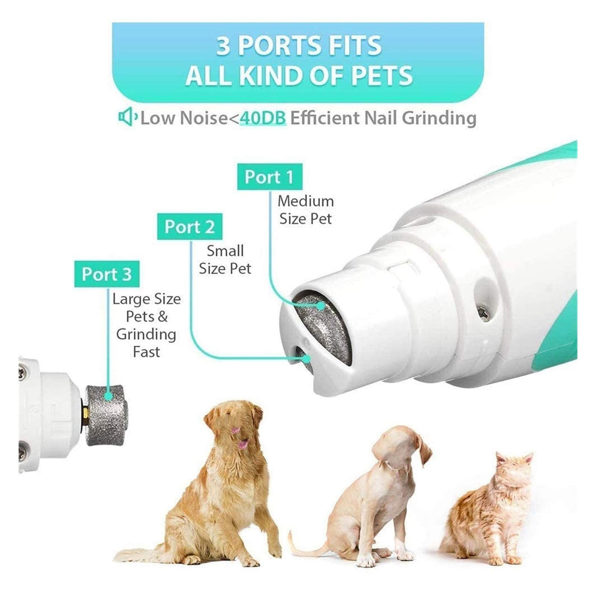 Electric Rechargeable Pet Nail Grinder R78079