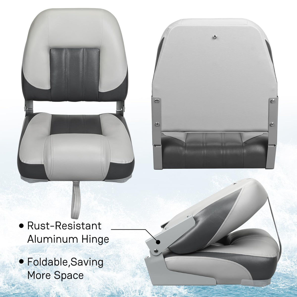 2 Pack Folding Boat Seats U777