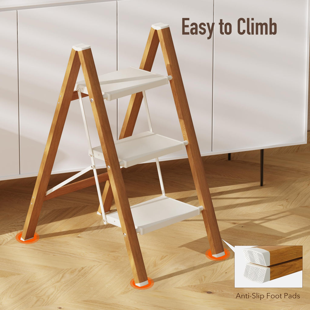 3 Step Aluminum Foldable Step Stool Y428360