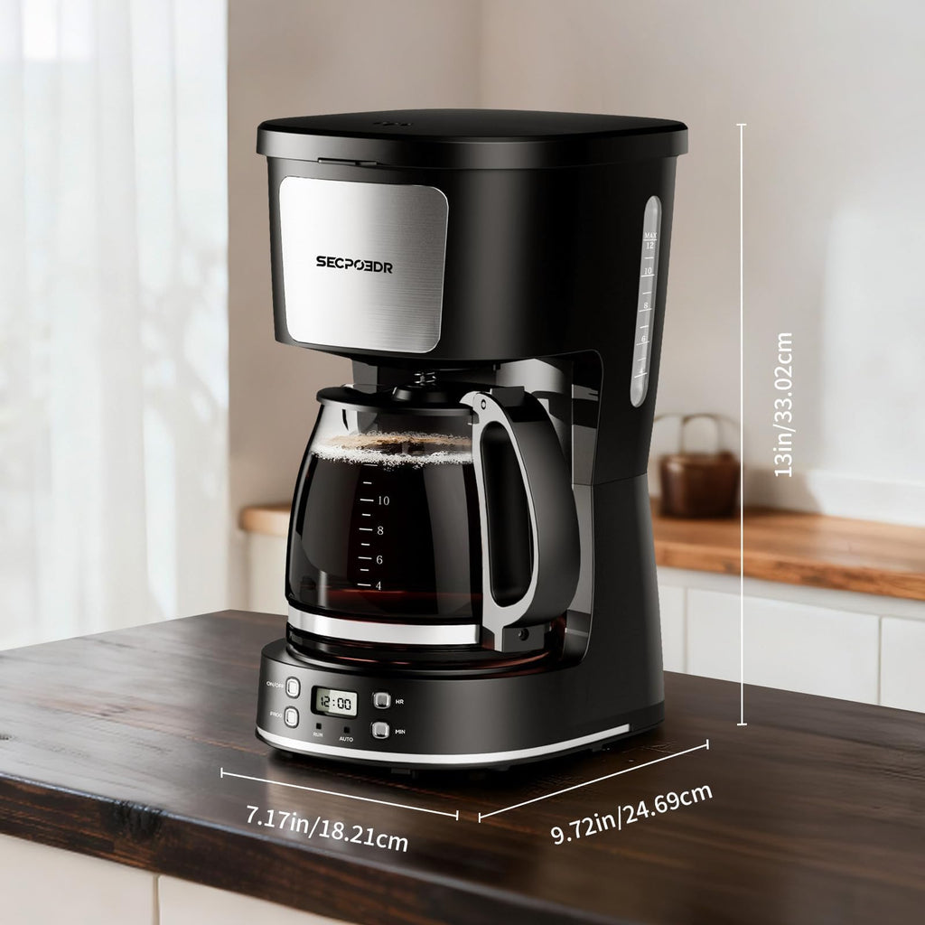 12 Cup Programmable Coffee Maker with Reusable Filter N662