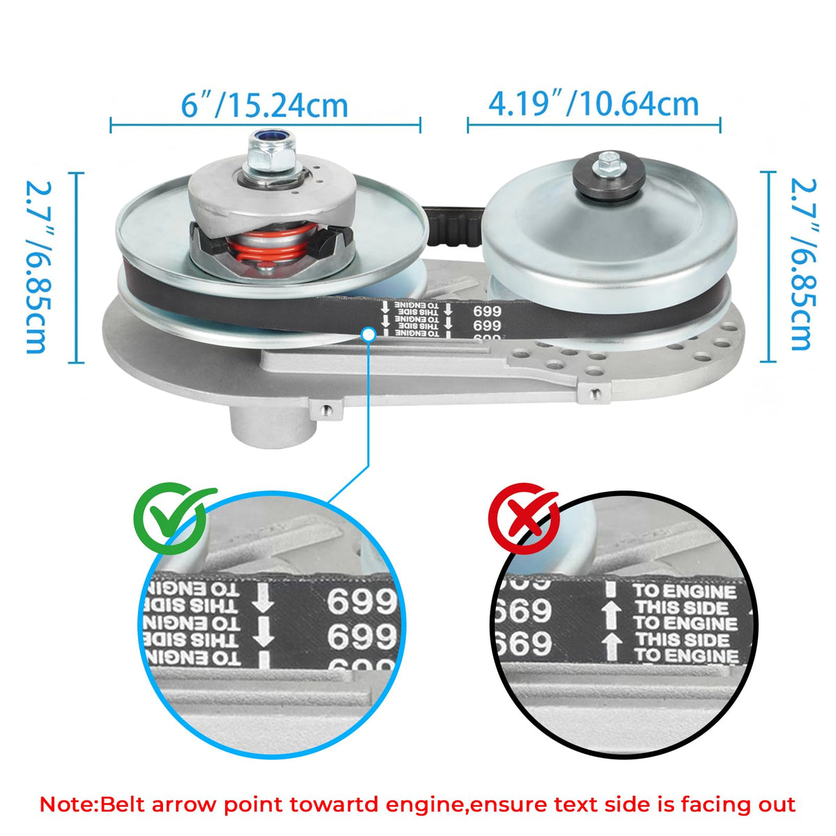 6.5 HP 3/4" Torque Converter C33793