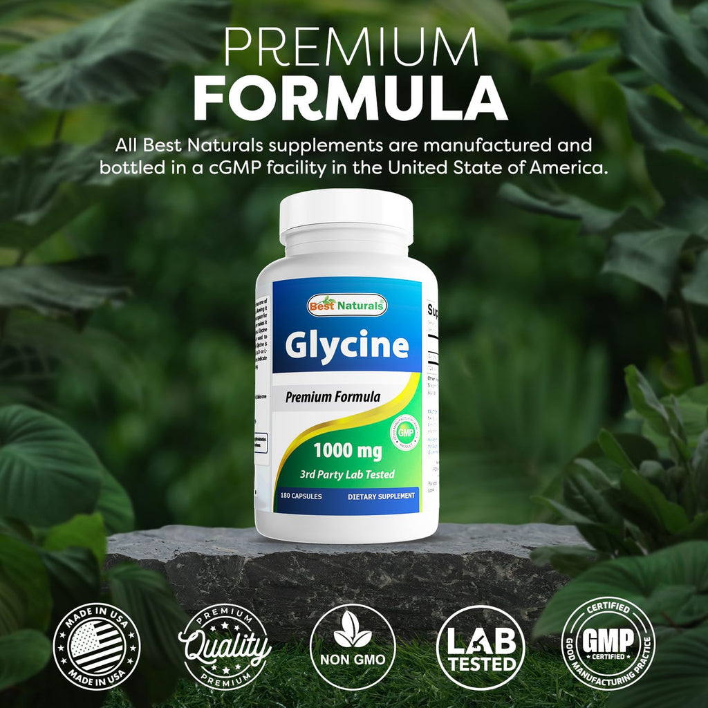 Glycine Supplement 1000 Mg 180 Count L7859