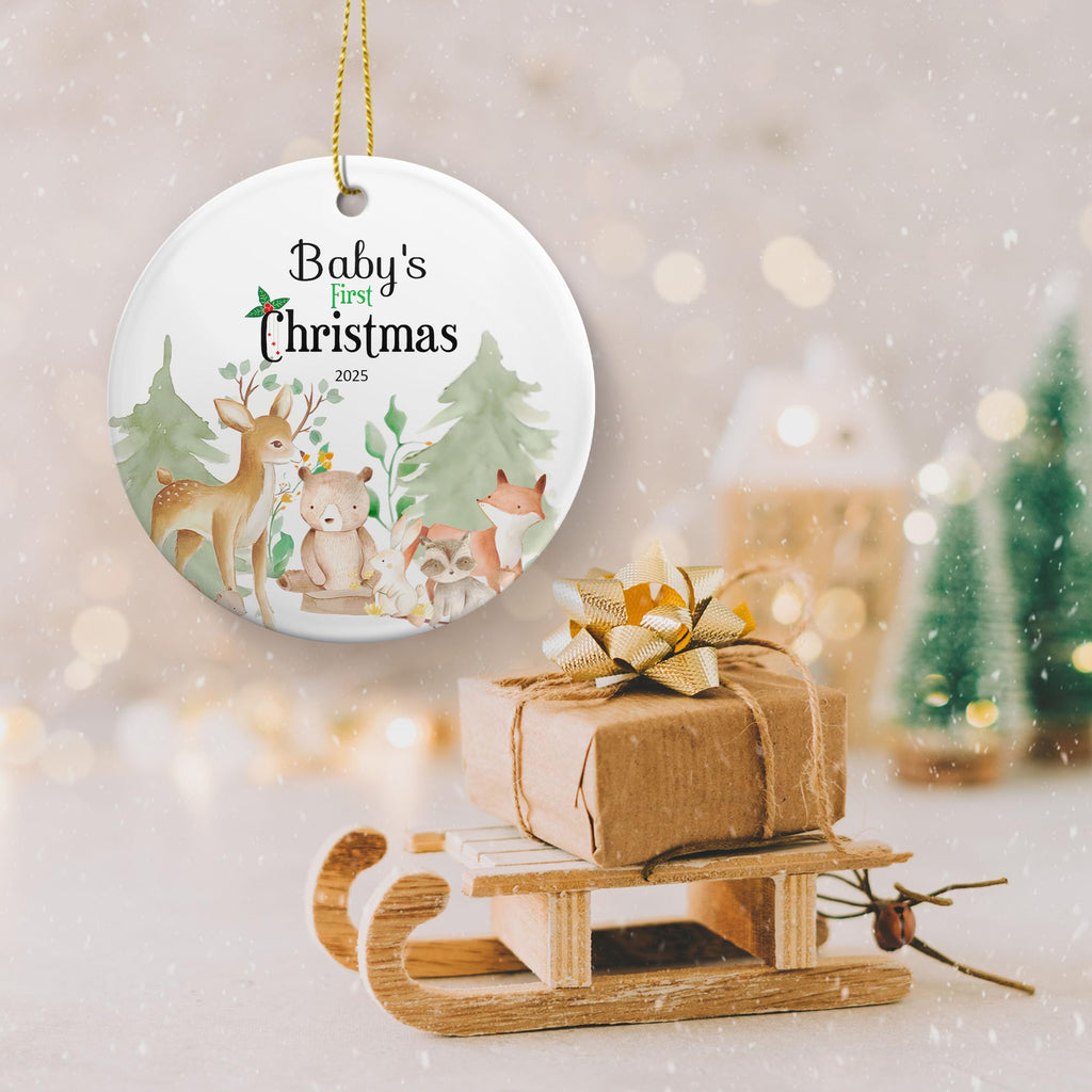 Baby's First Christmas Ornament 2025 Ceramic Decoration X65176