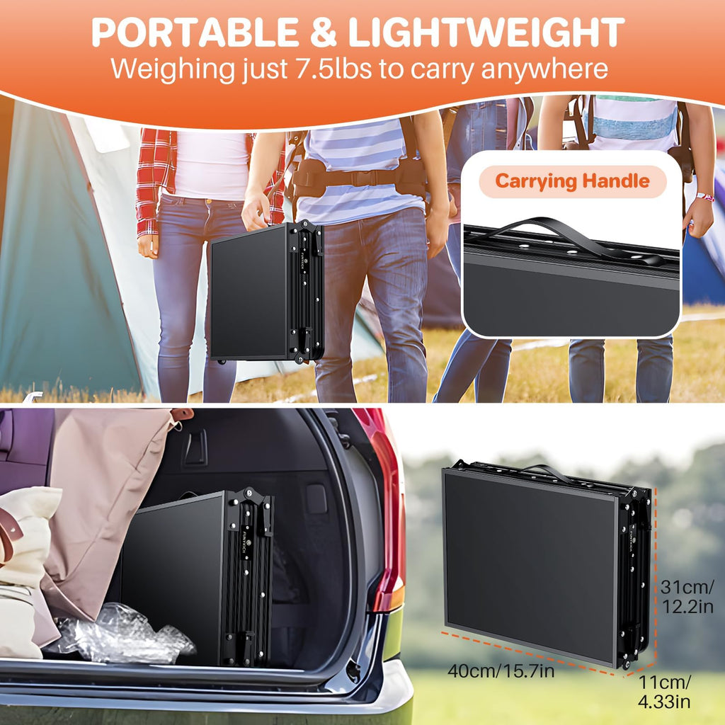 Aluminum Folding Camping Table 3 Height Adjustable N761979