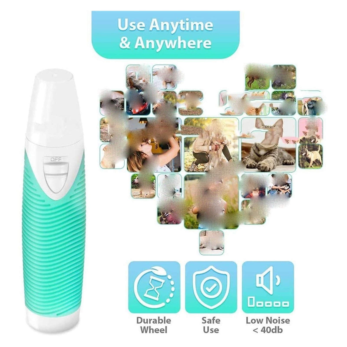 Electric Rechargeable Pet Nail Grinder R78079