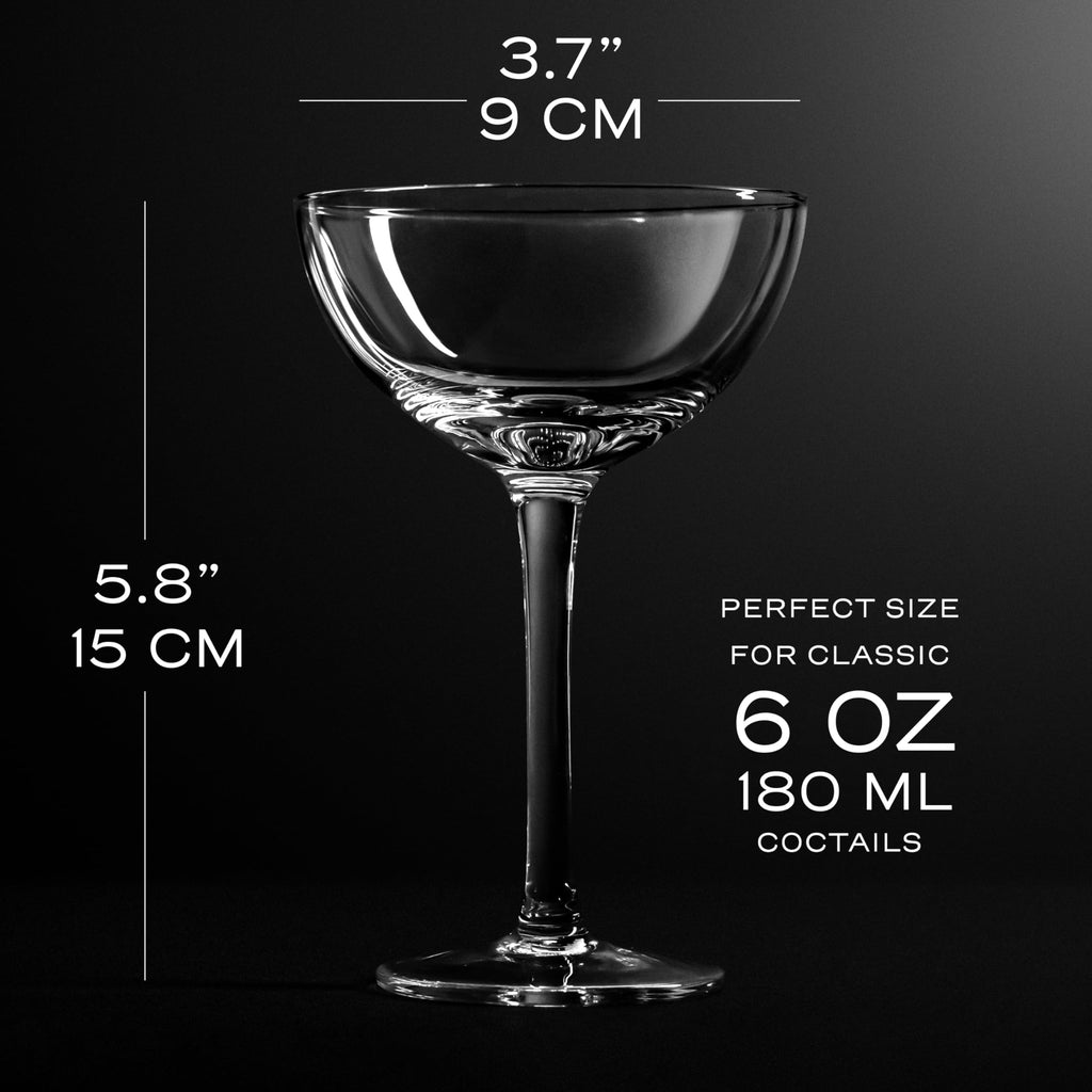 Crystal Champagne Coupe Glasses Set of 6 Y860413