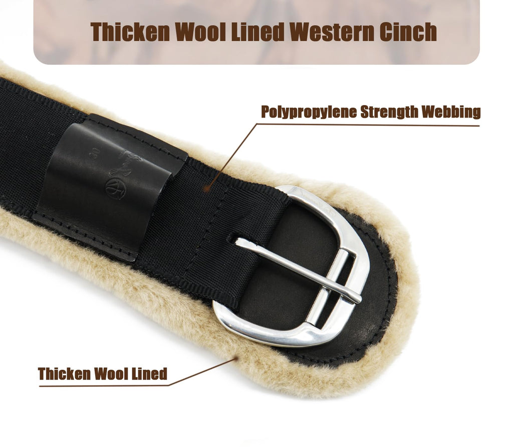 Breathable Fleece Western Horse Cinch Girth D151743