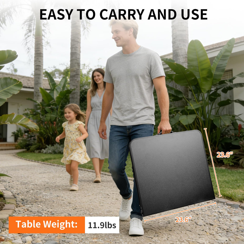 Folding Aluminum Camping Table H124