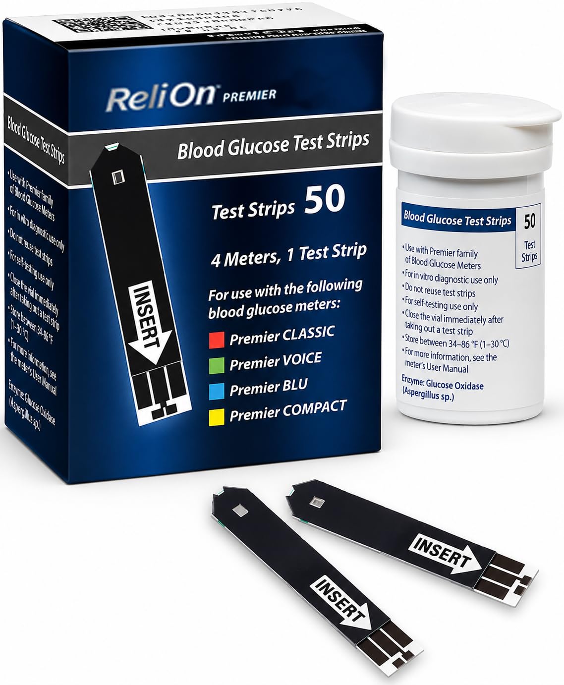 Blood Glucose Test Strips 50 Count W848