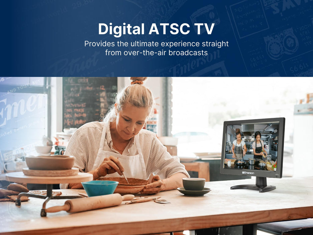 13.3" Portable Digital TV with Rechargeable Battery U310340