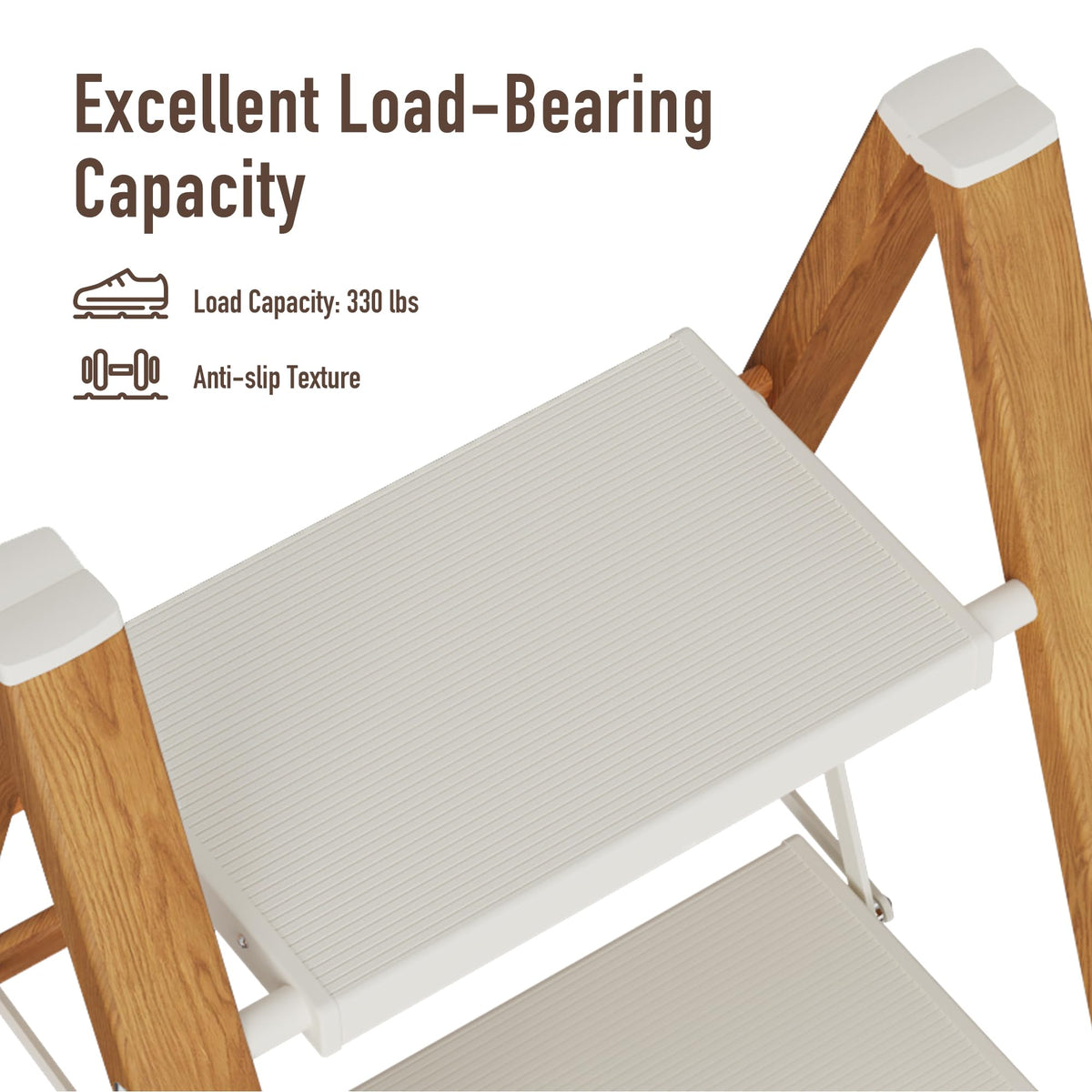 3 Step Aluminum Foldable Step Stool Y428360