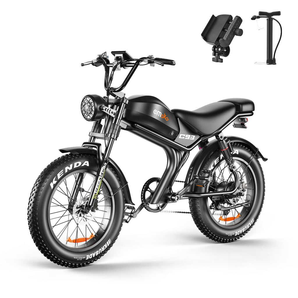 Peak 1500W 48V 20Ah 20'' Fat Tire 7-Speed Electric Bike P71041