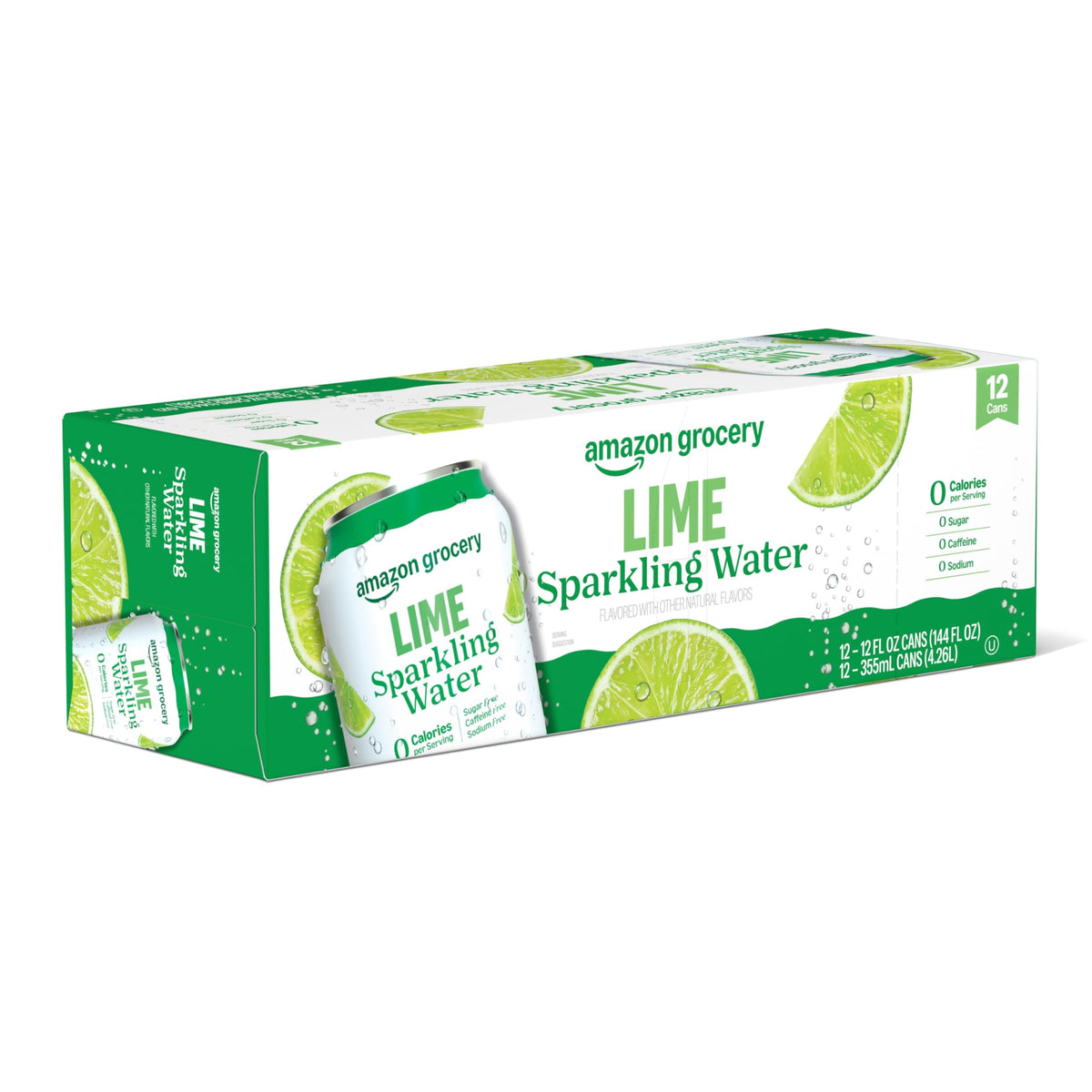 Sparkling Water Lime 12 Fl Oz 12 Cans R53067