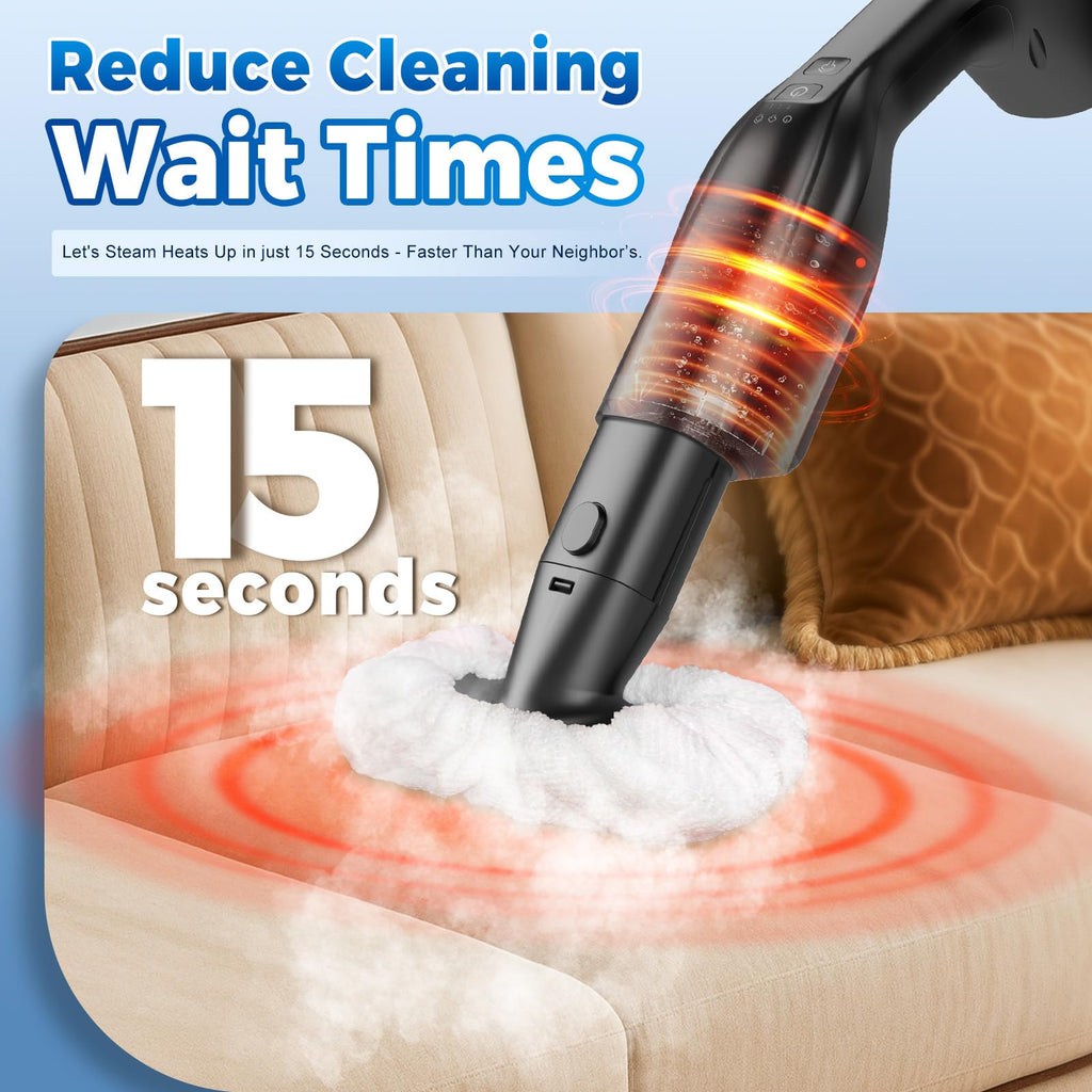 Heavy Duty Detachable Steam Mop Cleaner with 17 Accessories X500796