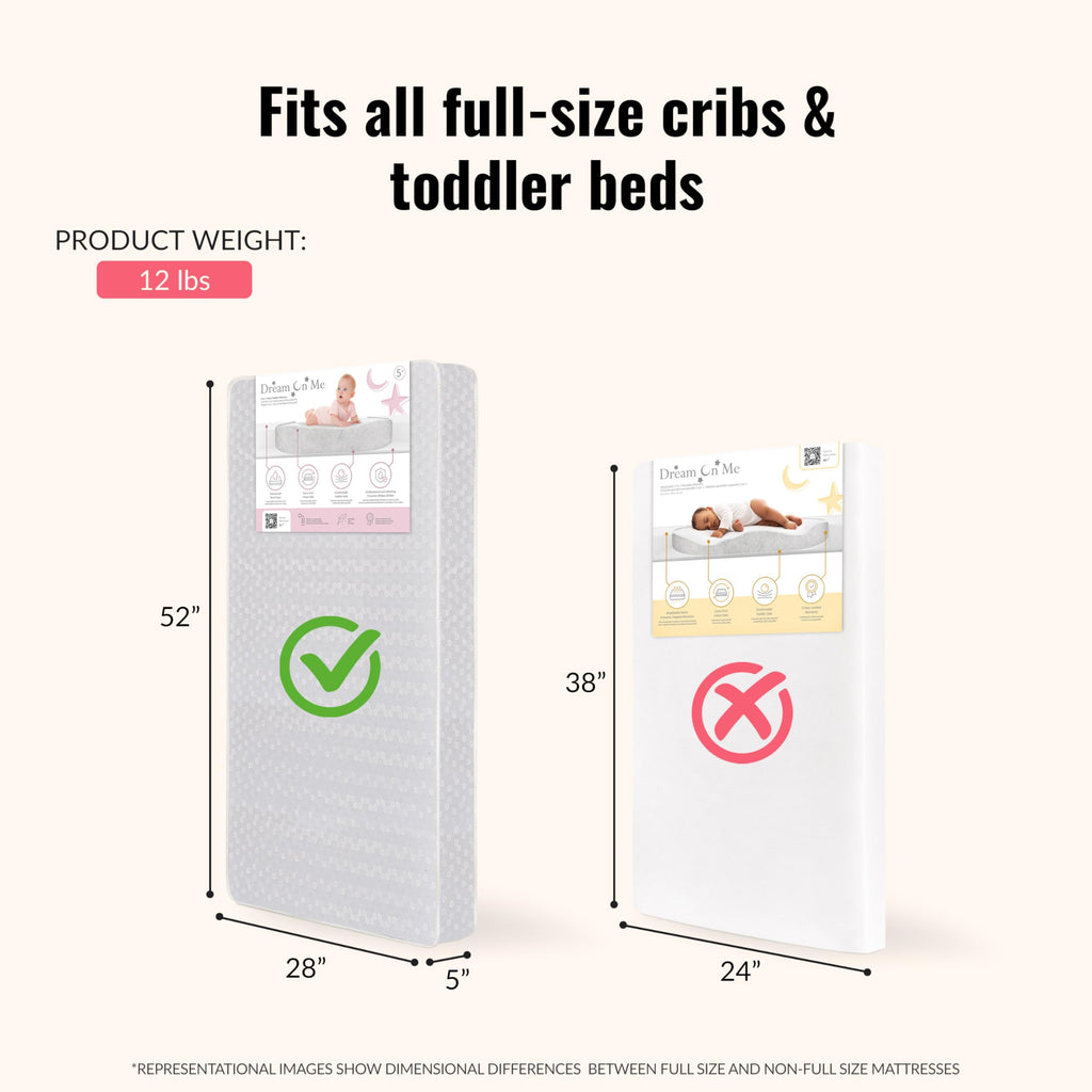 2-in-1 Baby Crib Mattress U308