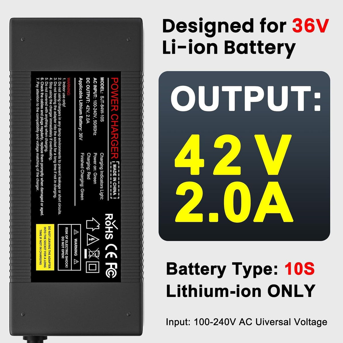 42V 2A Lithium Battery Charger G2204