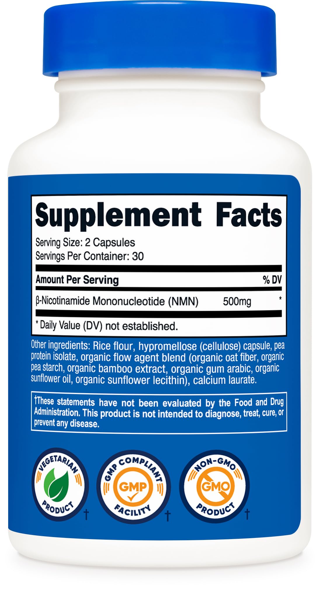 NMN 500mg 60 Capsules J9796